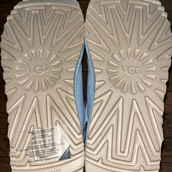 NEW UGG MINI BAILEY FLEX BOOT  Lt Blue SHEEPSKIN SHOE WOMEN US 8 EU 39 UK 6 - Picture 5 of 7
